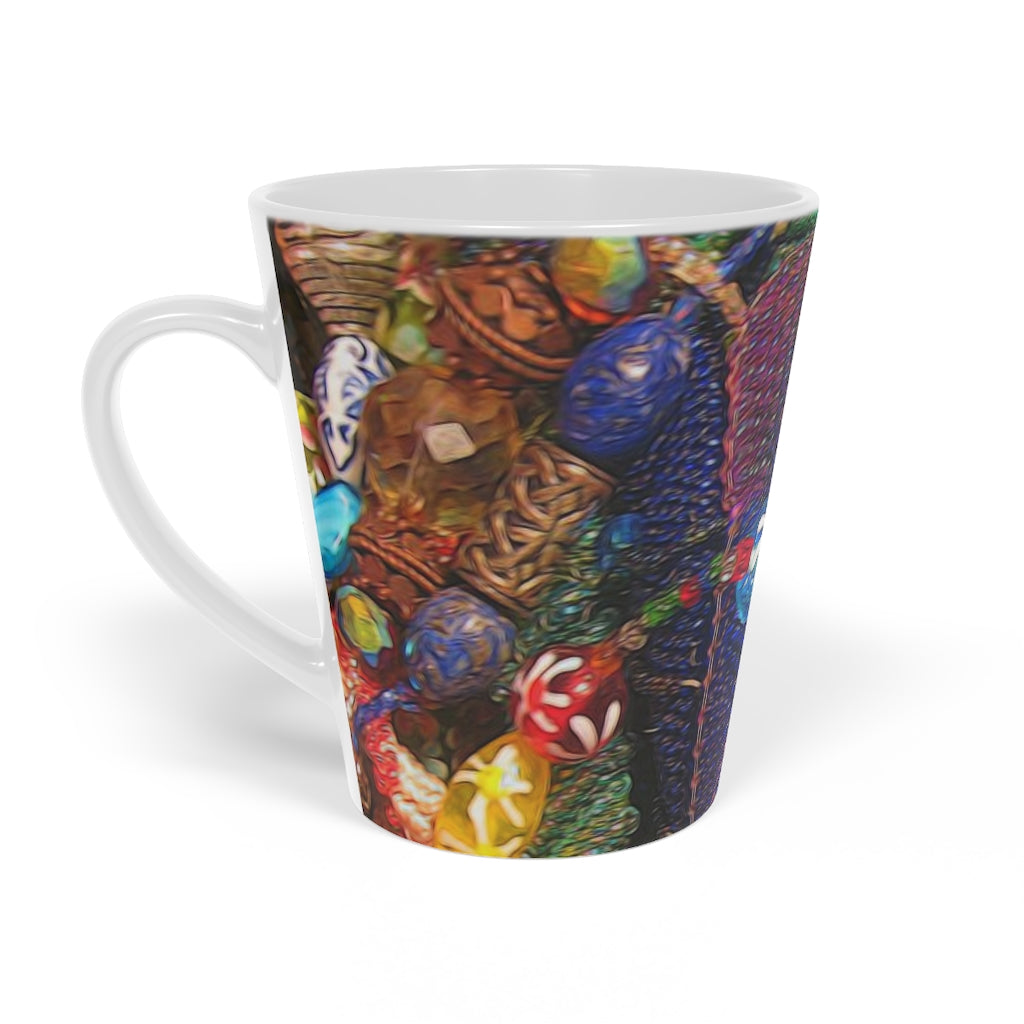 Beaded Jewelry Latte Mug, 12oz