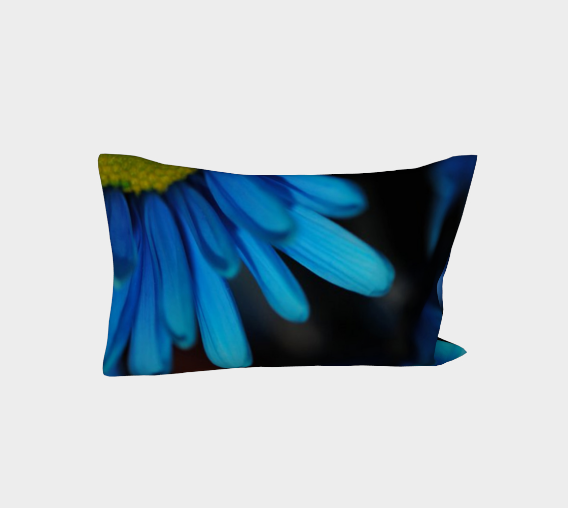 Blue Daisy Bed Pillow Sleeve