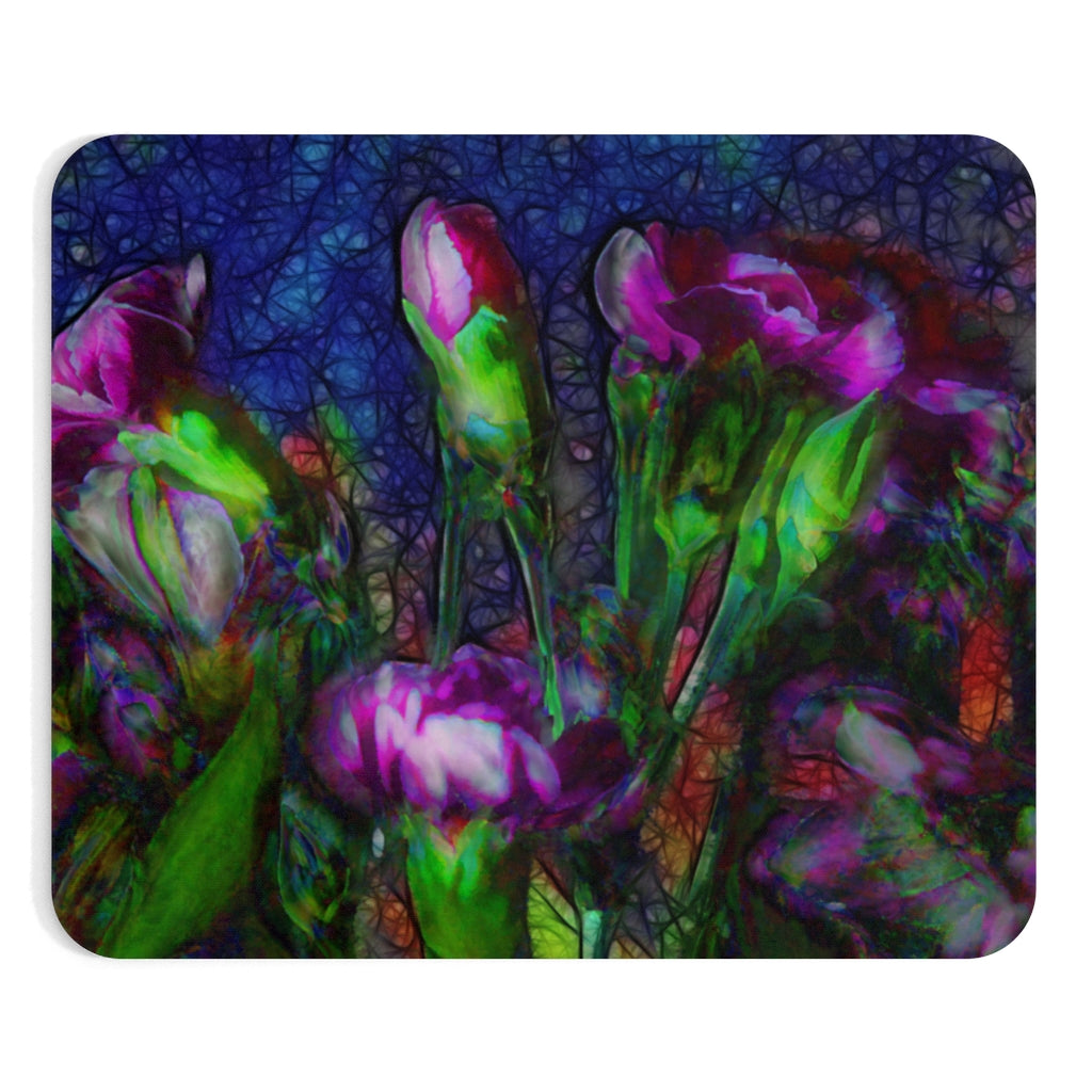 Abstract Pink Carnations Mousepad