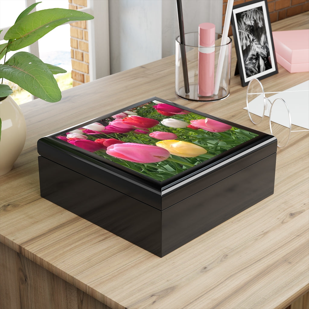 Home Chicago Tulips Jewelry Box