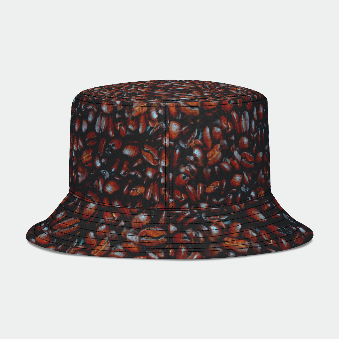 Coffee Beans Pattern Bucket Hat