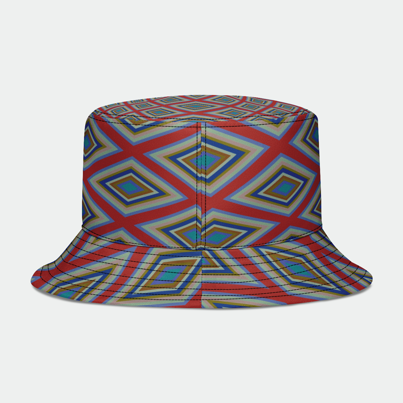 Colorful Diamonds Variation 3 Bucket Hat