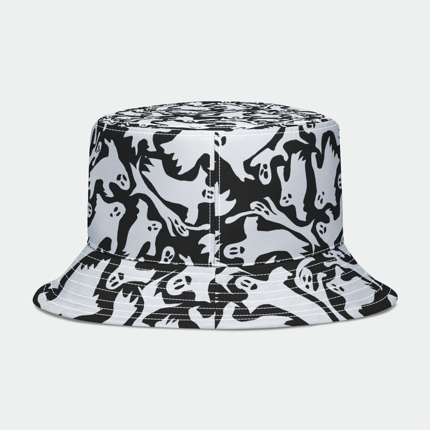 Ghosts Pattern Bucket Hat
