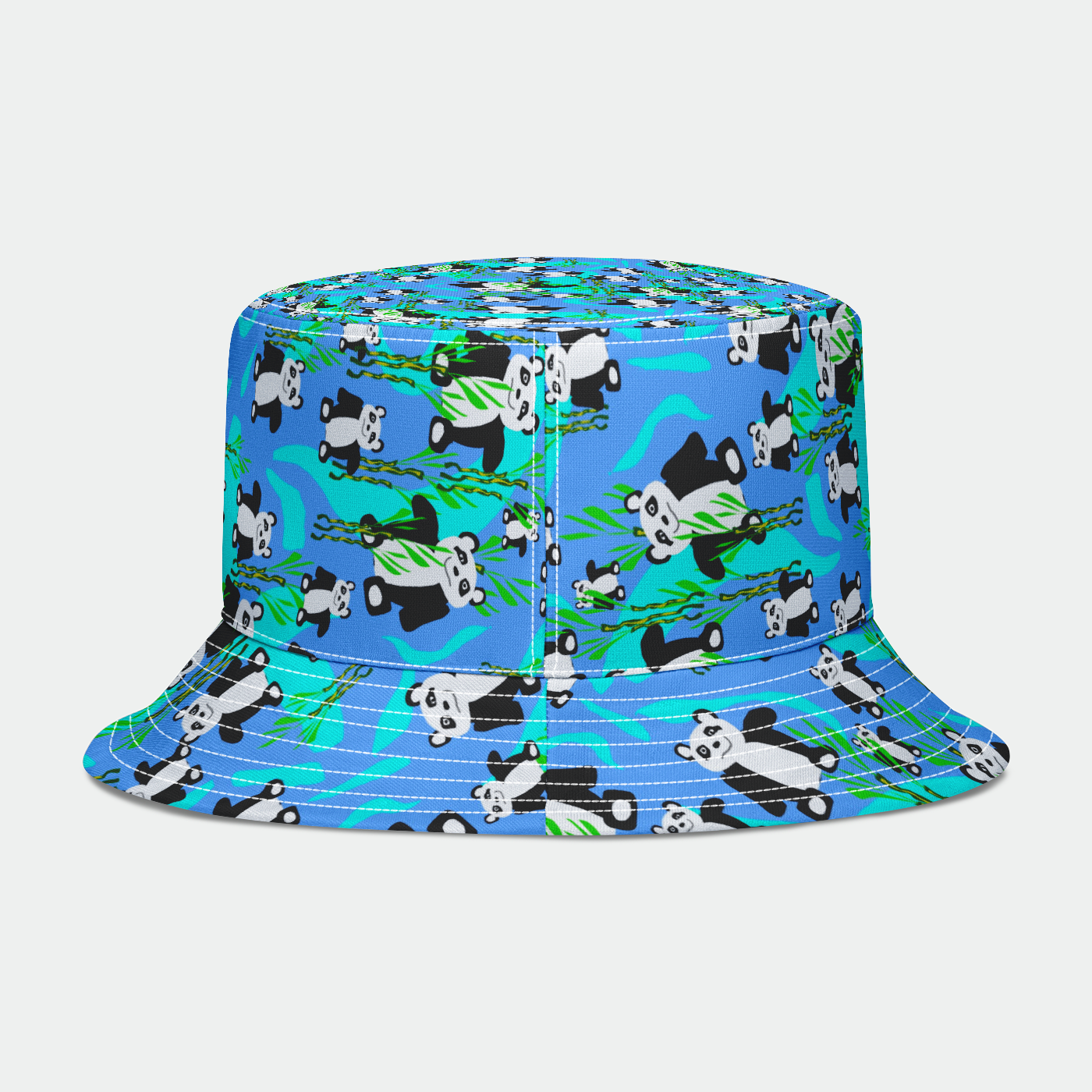 Panda Bears Pattern Bucket Hat