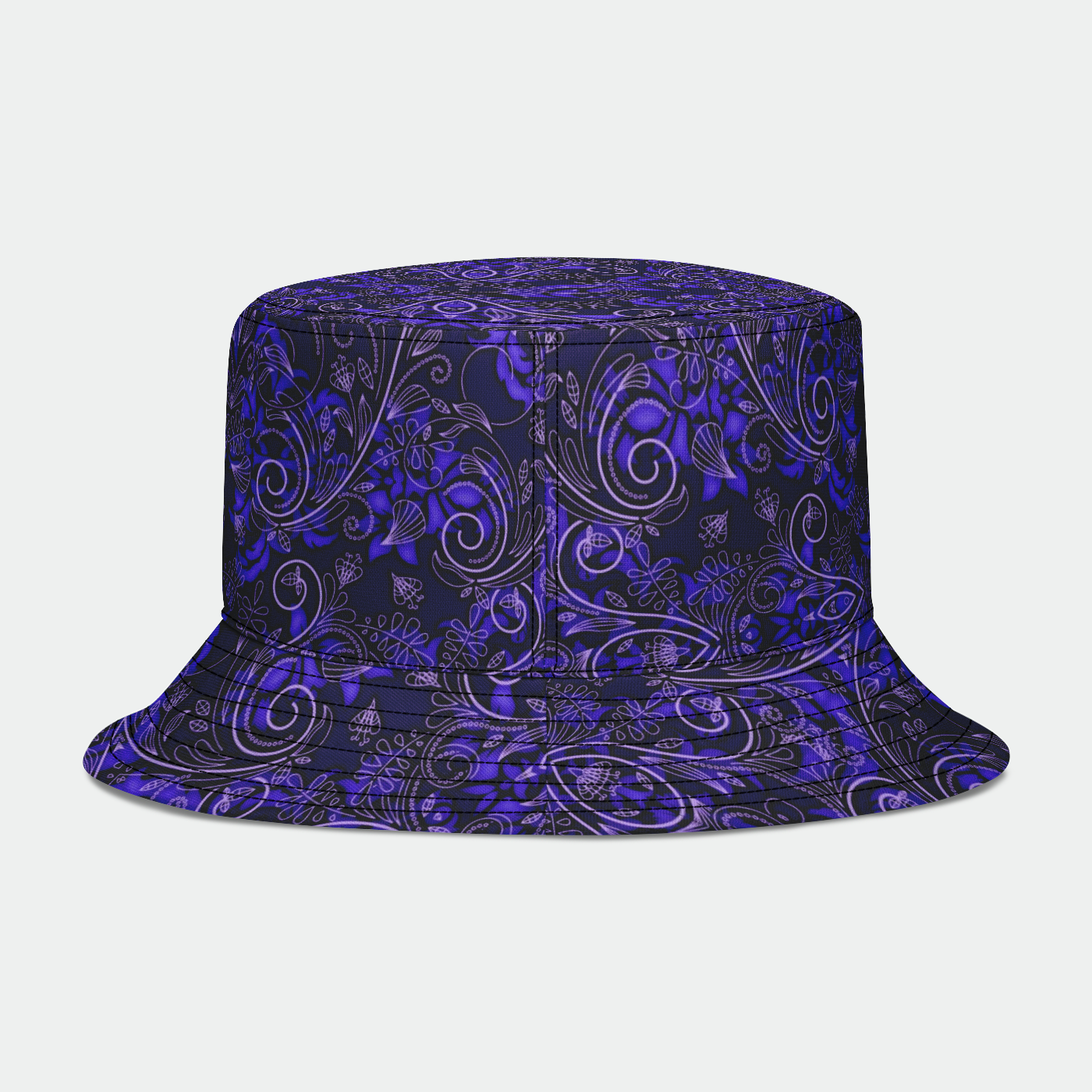 Purple Vines and Lace Bucket Hat