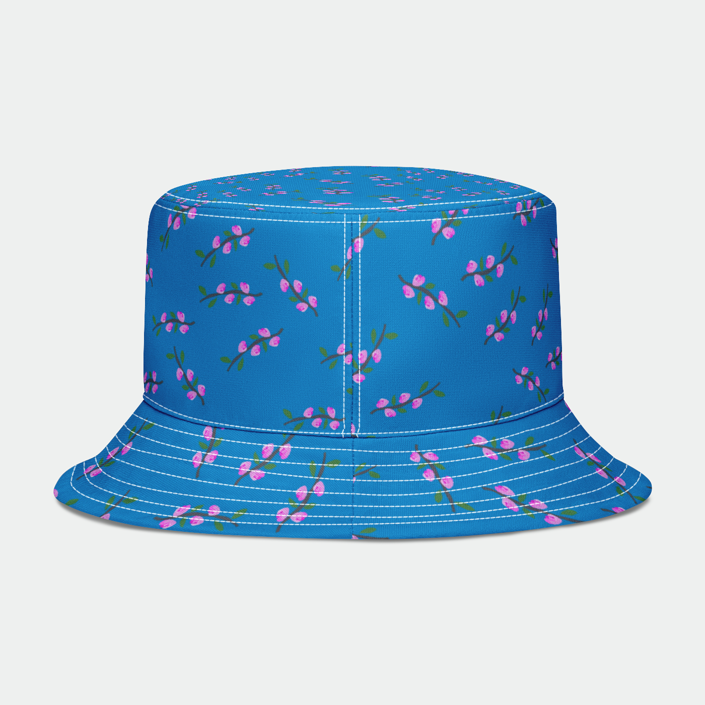 Pink flower Branch Bucket Hat