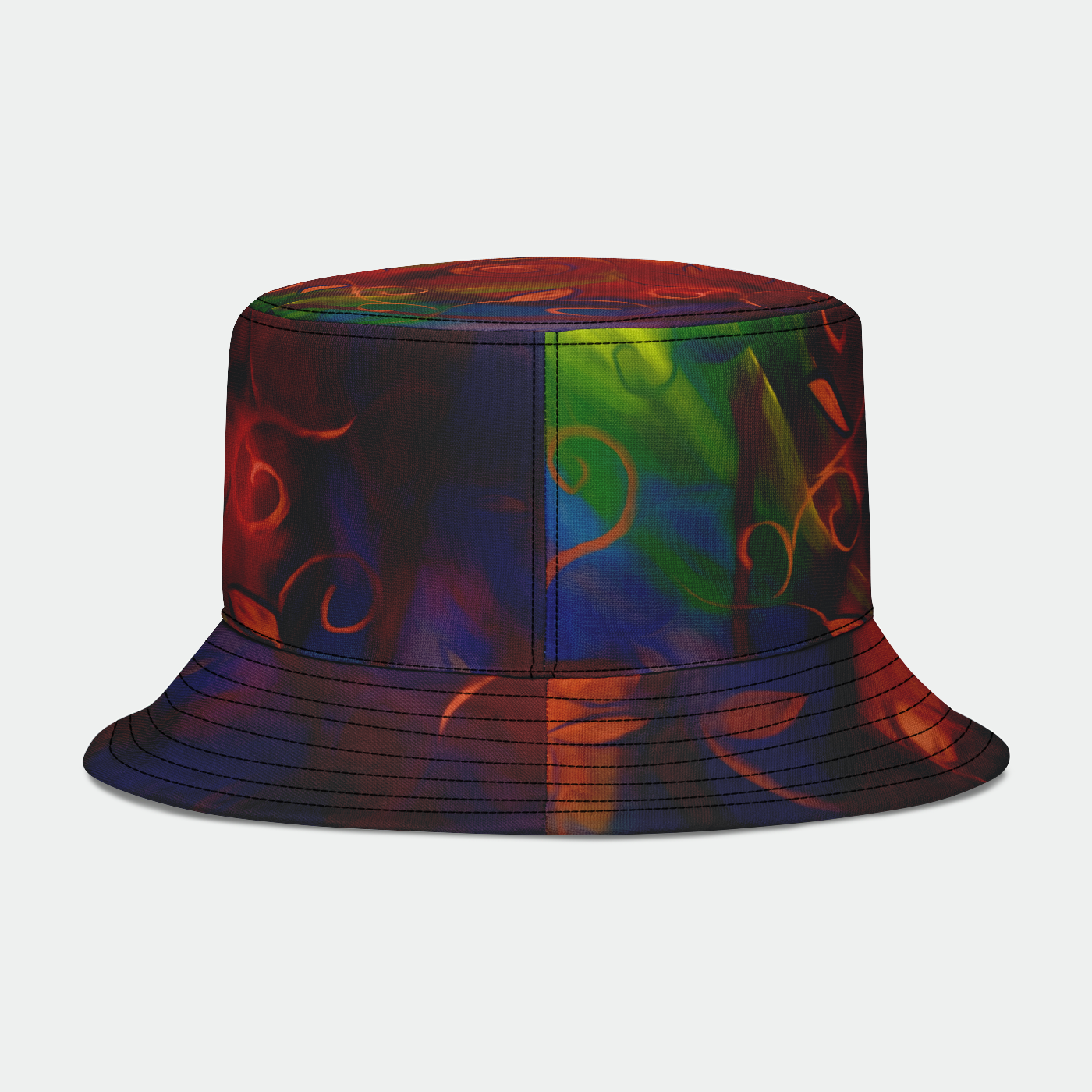 Fall Winds Abstract Bucket Hat