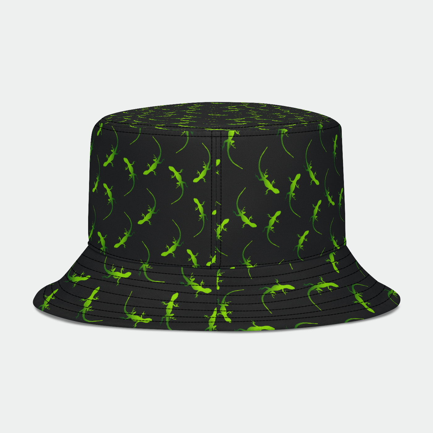 Geckos Pattern Bucket Hat