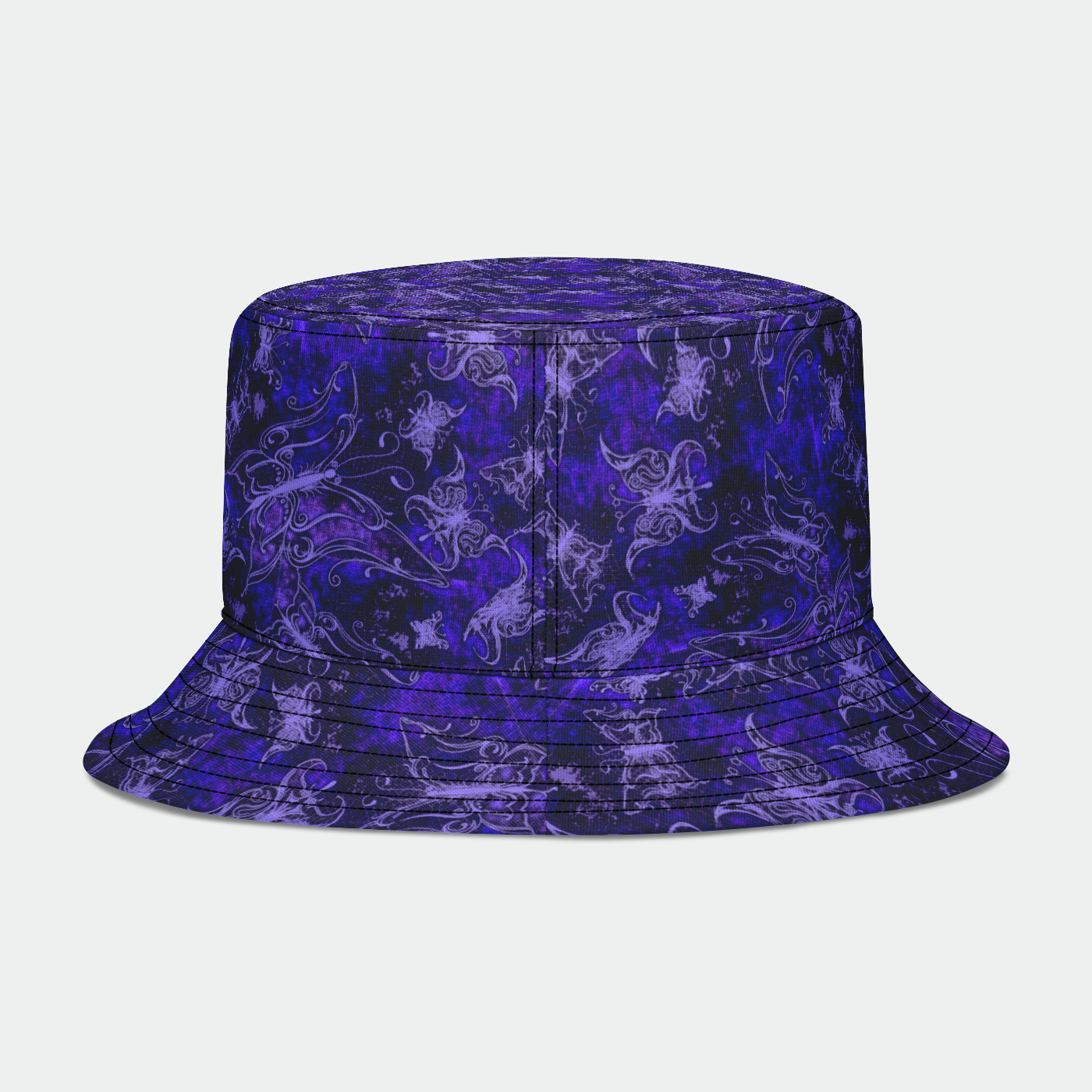 Purple Butterflies Bucket Hat