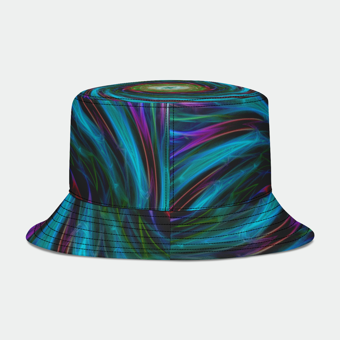 Turquoise Swirl  Bucket Hat