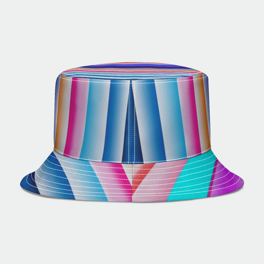 Cotton Candy Stripes Bucket Hat