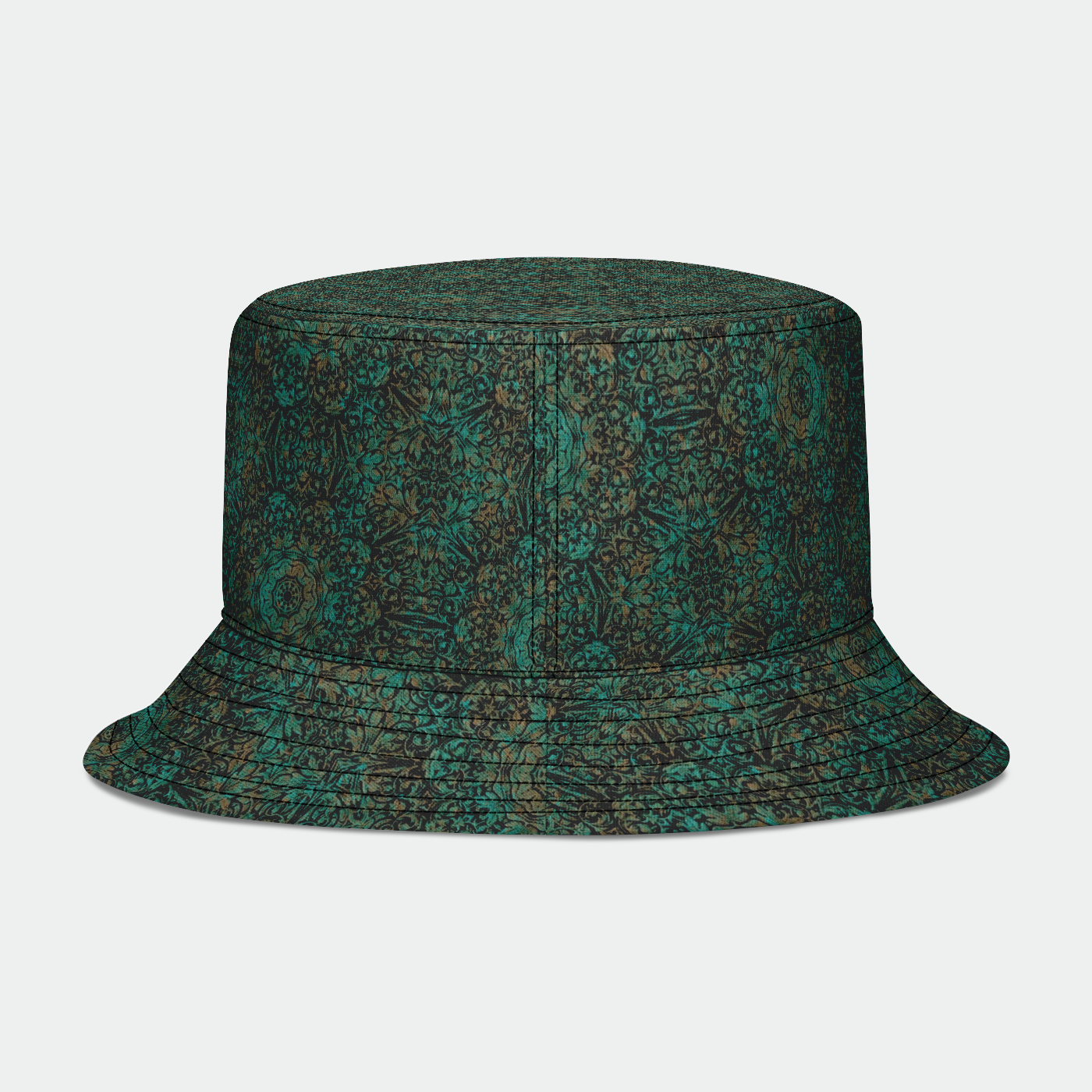 Copper Patina Pattern  Bucket Hat