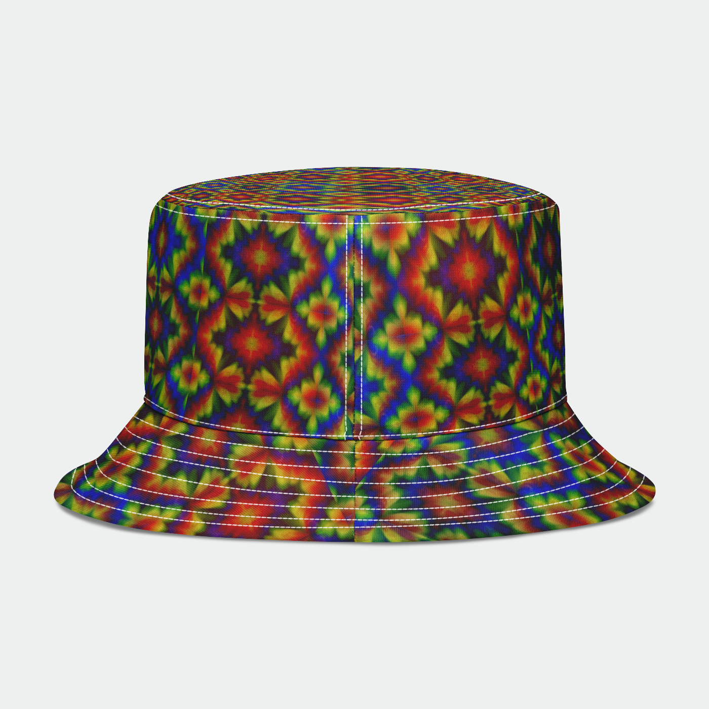 Carnival Kaleidoscope Rainbow Bucket Hat