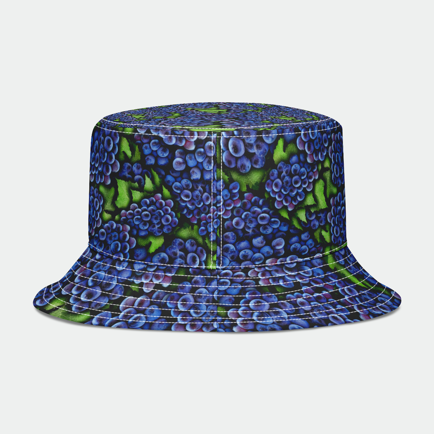 Grapes Pattern Bucket Hat