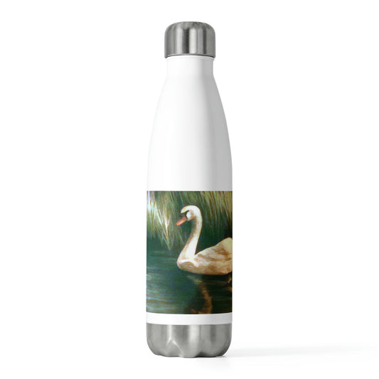 Swan Painting 20oz Insulated Bottle
