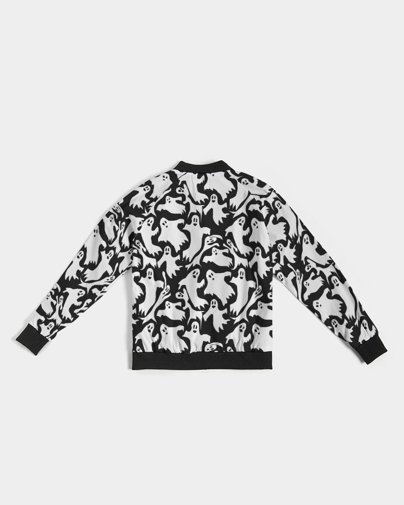 Ghosts Pattern Women's Bomber Jacket