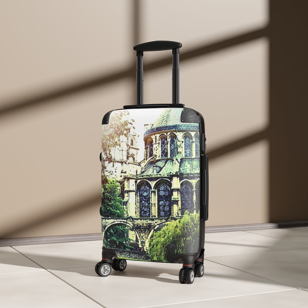 Cathedral In Green Cabin Suitcase