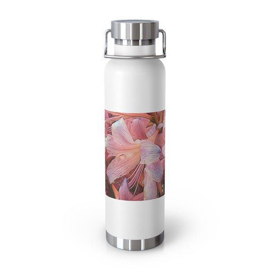 Pink Amaryllis 22oz Vacuum Insulated Bottle
