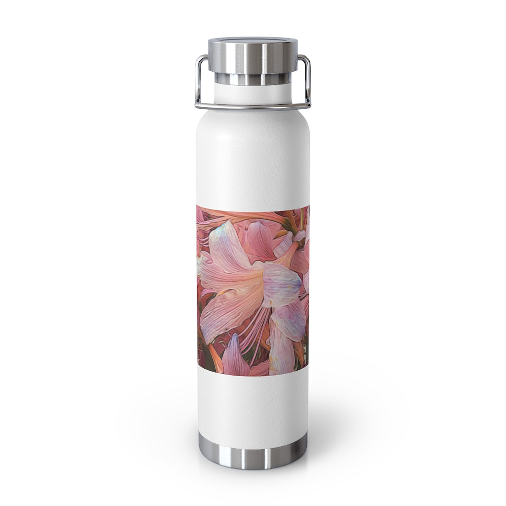 Pink Amaryllis 22oz Vacuum Insulated Bottle