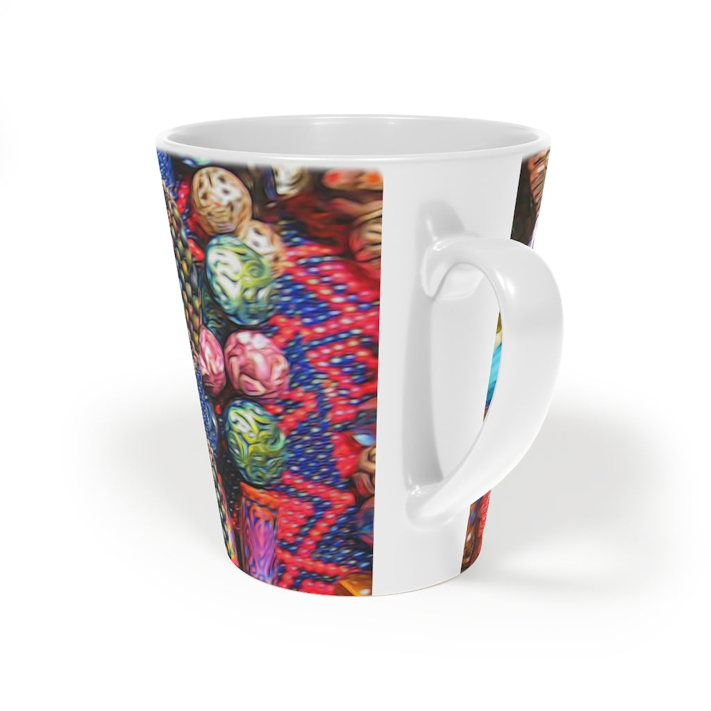 Beaded Jewelry Latte Mug, 12oz