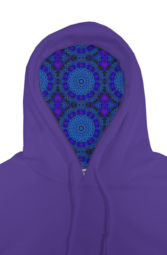 Blue Celtic Knot Kaleidoscope gildan pullover hoody