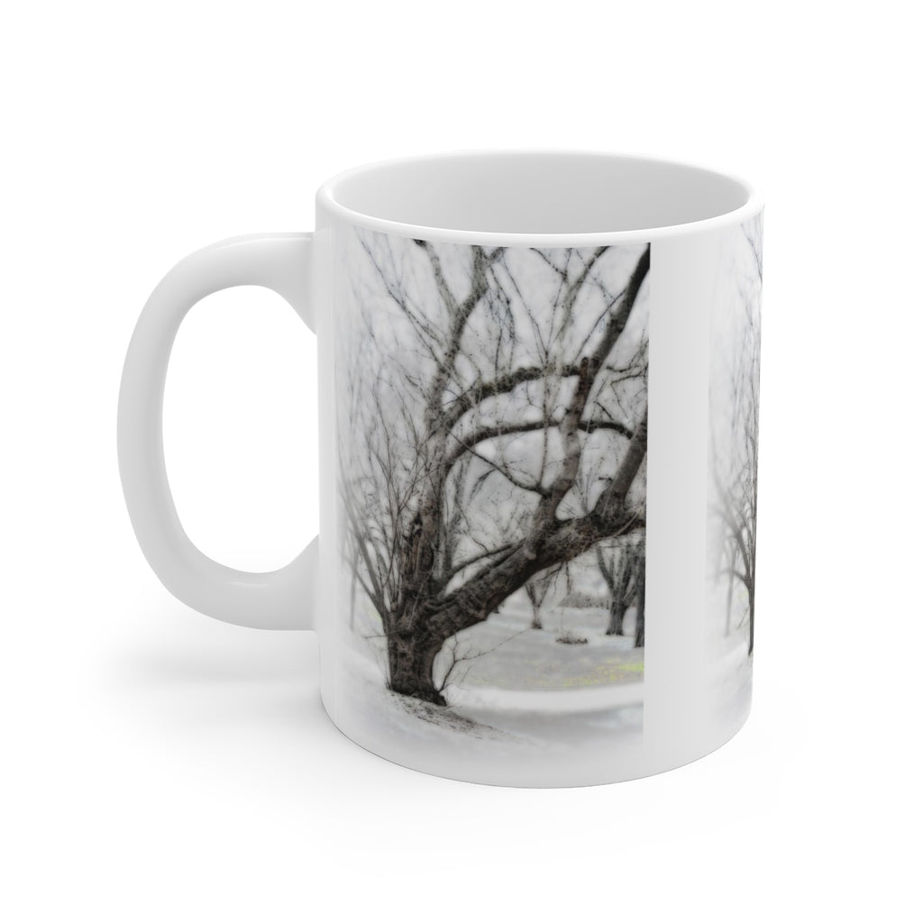 Old Tree On White Ceramic Mugs (11oz\15oz\20oz)