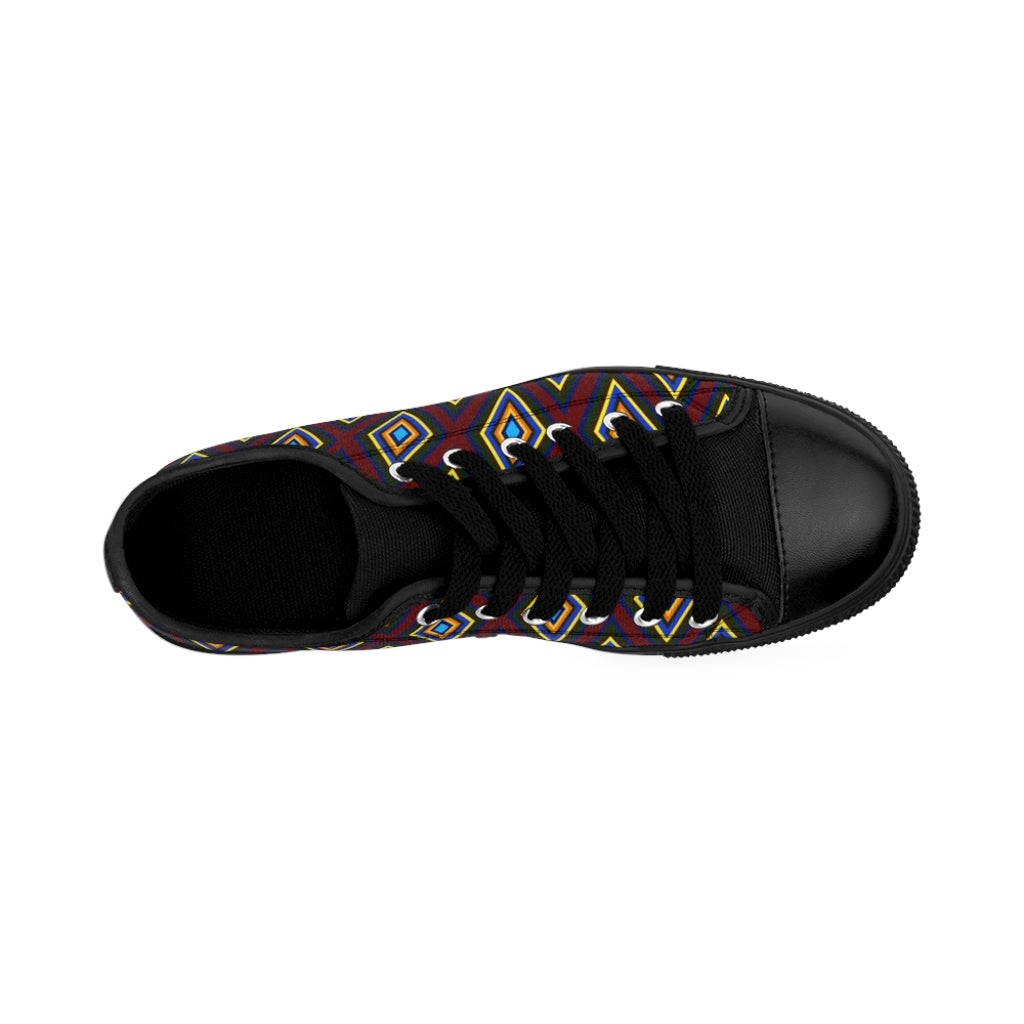 Colorful Diamonds Women's Sneakers