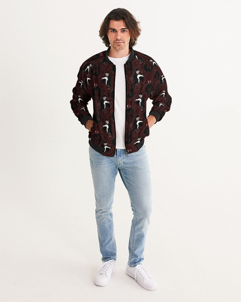 Vampire Pattern Men's Bomber Jacket