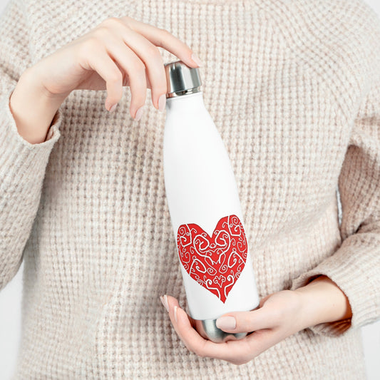 Heart Swirls 20oz Insulated Bottle