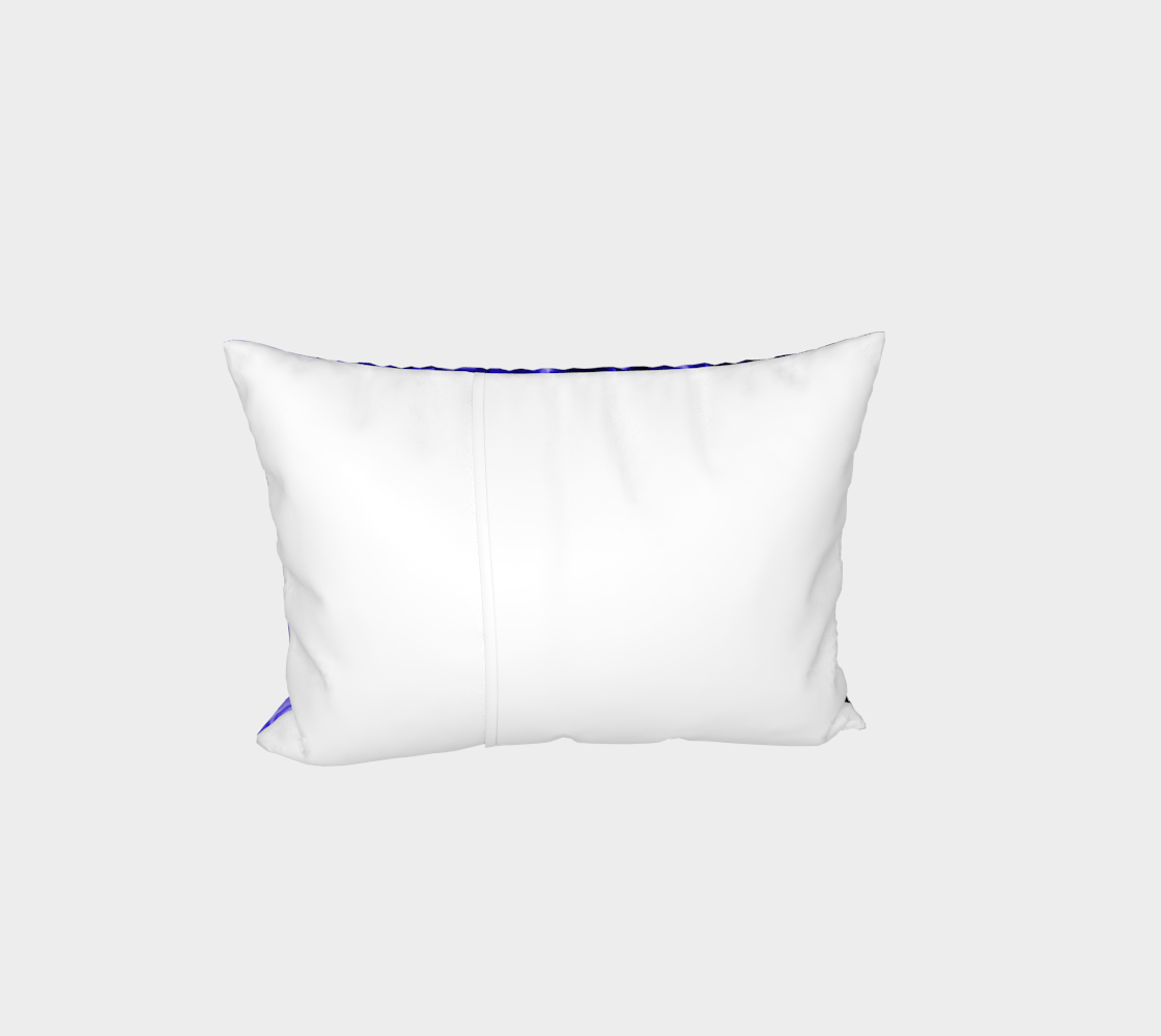 Blue Chrysanthemum Bed Pillow Sham