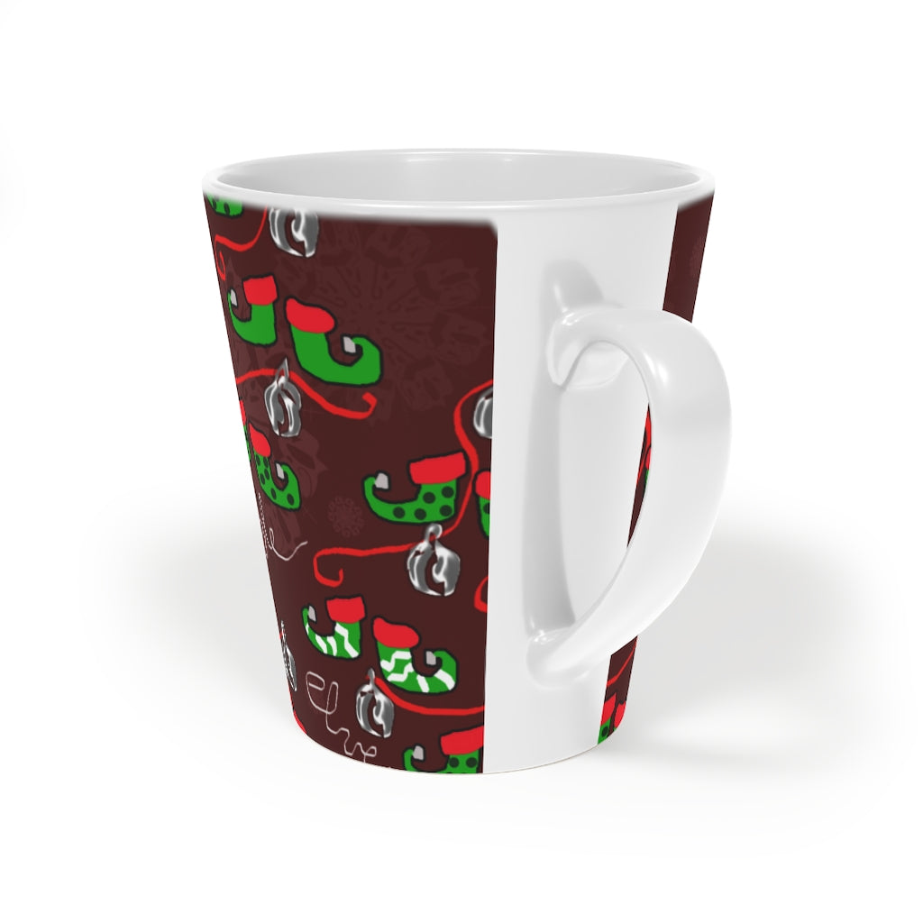 Elves Jingle Latte Mug, 12oz