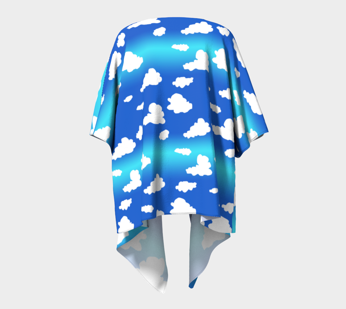 Clouds Draped Kimono