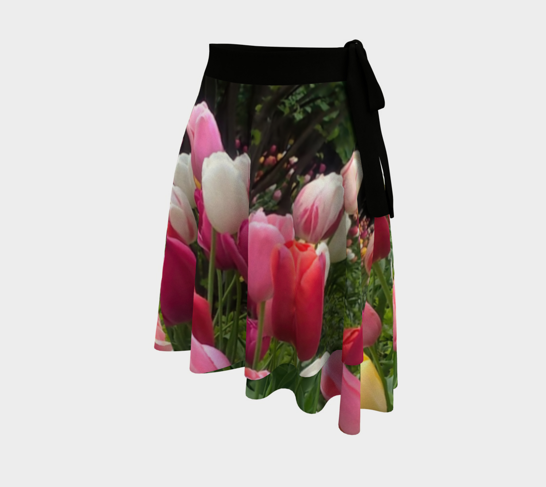 Home Chicago Tulips Wrap Skirt