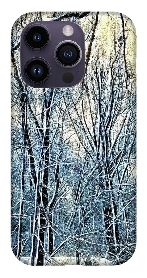 4 Oclock Winter Landscape - Phone Case