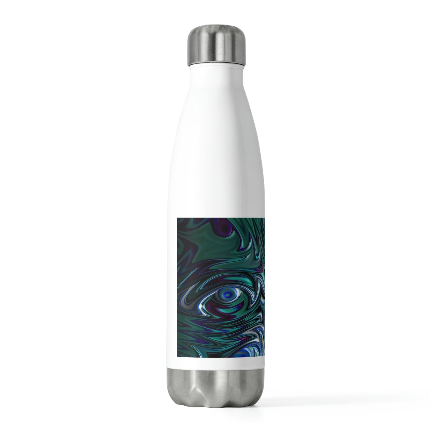 Blue Swirl Fractal 20oz Insulated Bottle