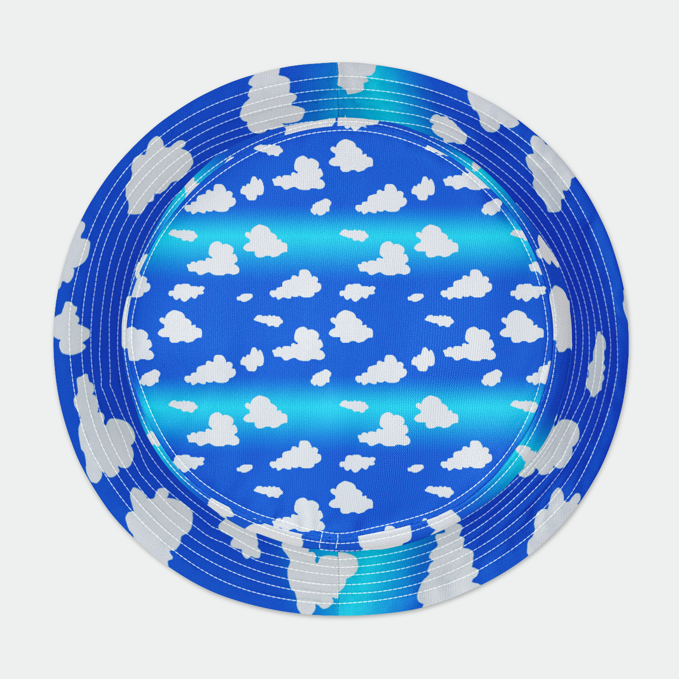 Clouds Pattern Bucket Hat