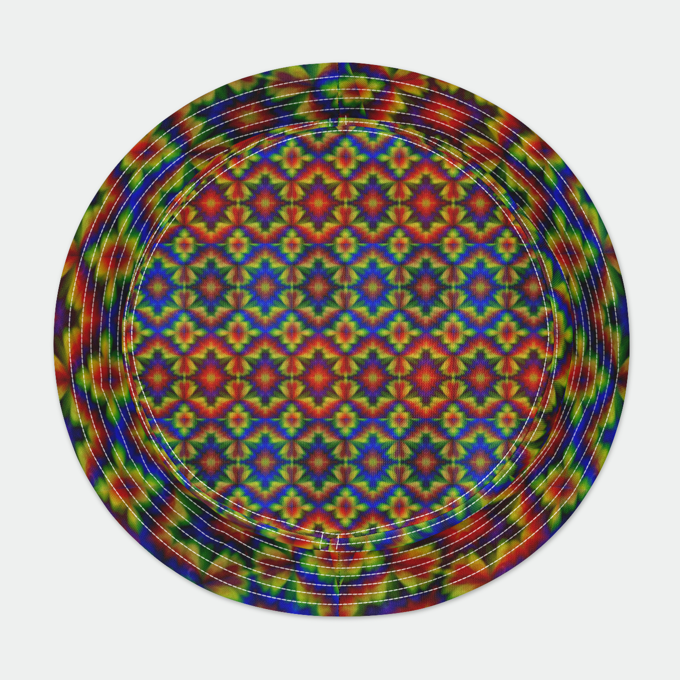 Carnival Kaleidoscope Rainbow Bucket Hat