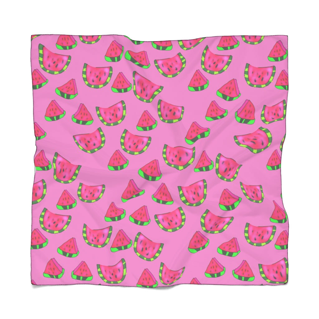 Watermelon Poly Scarf