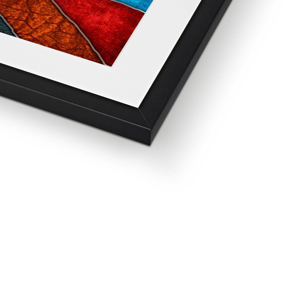 Abstract With Heart Framed & Mounted Print