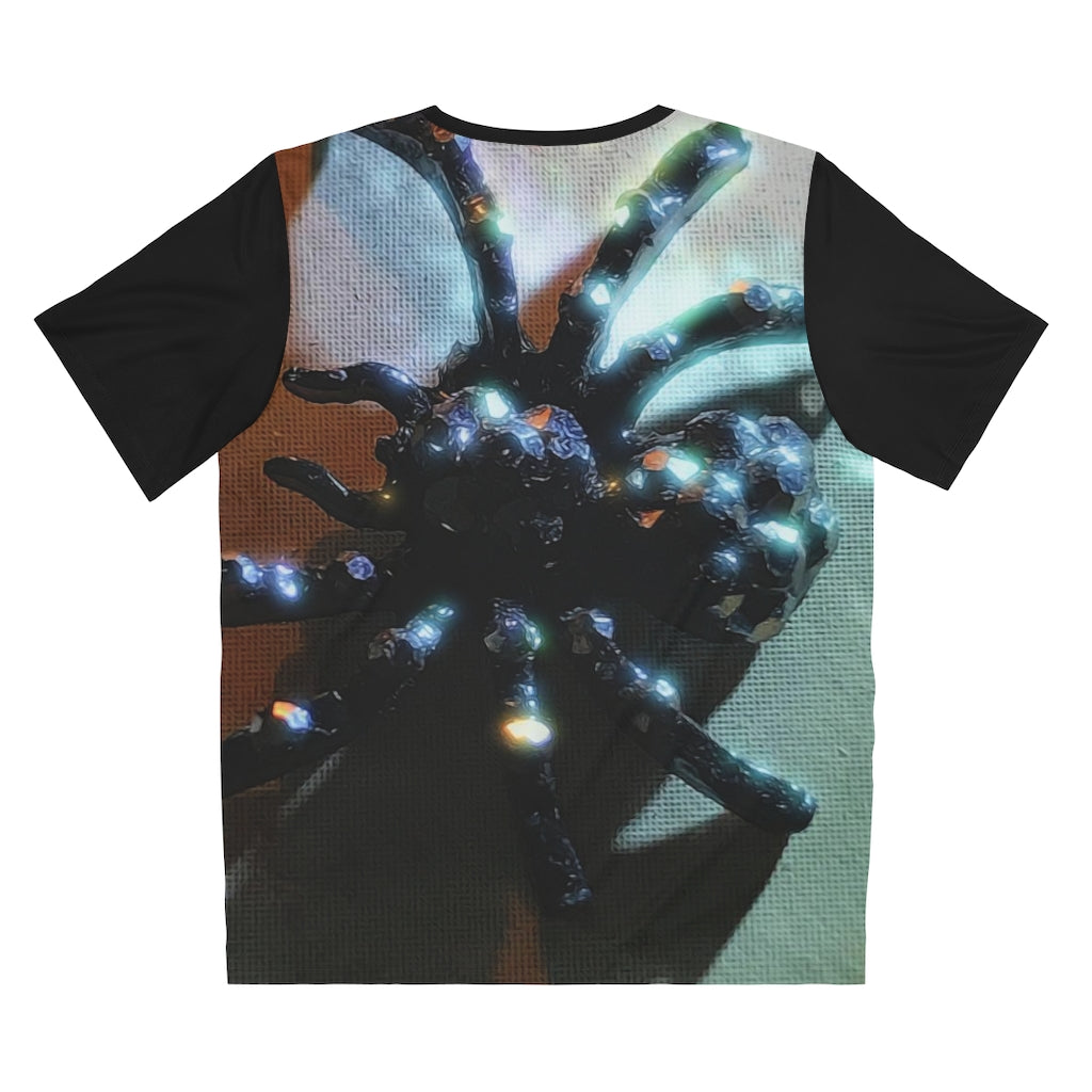Sparkly Spider Unisex AOP Cut & Sew T-Shirt