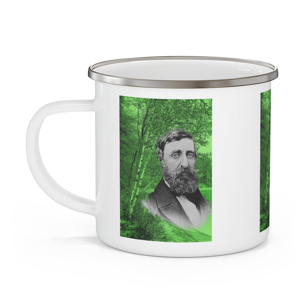 Henry David Thoreau Enamel Camping Mug