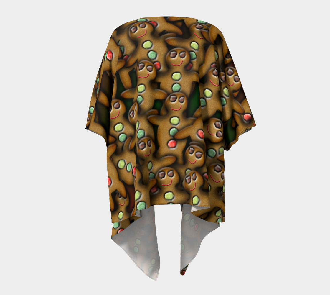 Gingerbread Cookie Draped Kimono