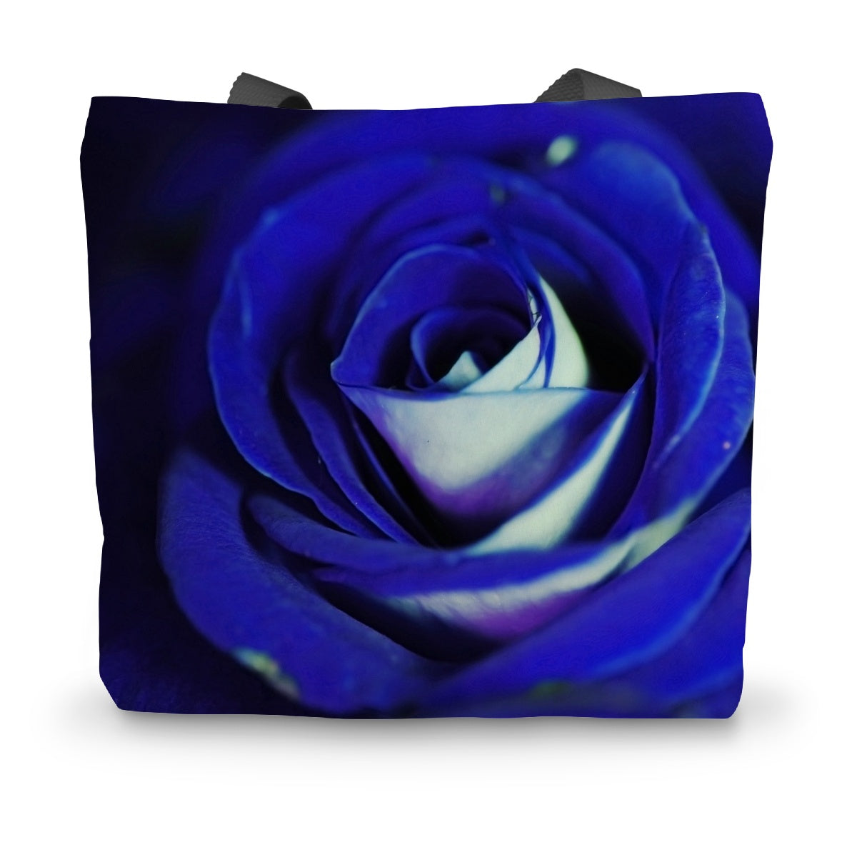 Blue Rose Canvas Tote Bag