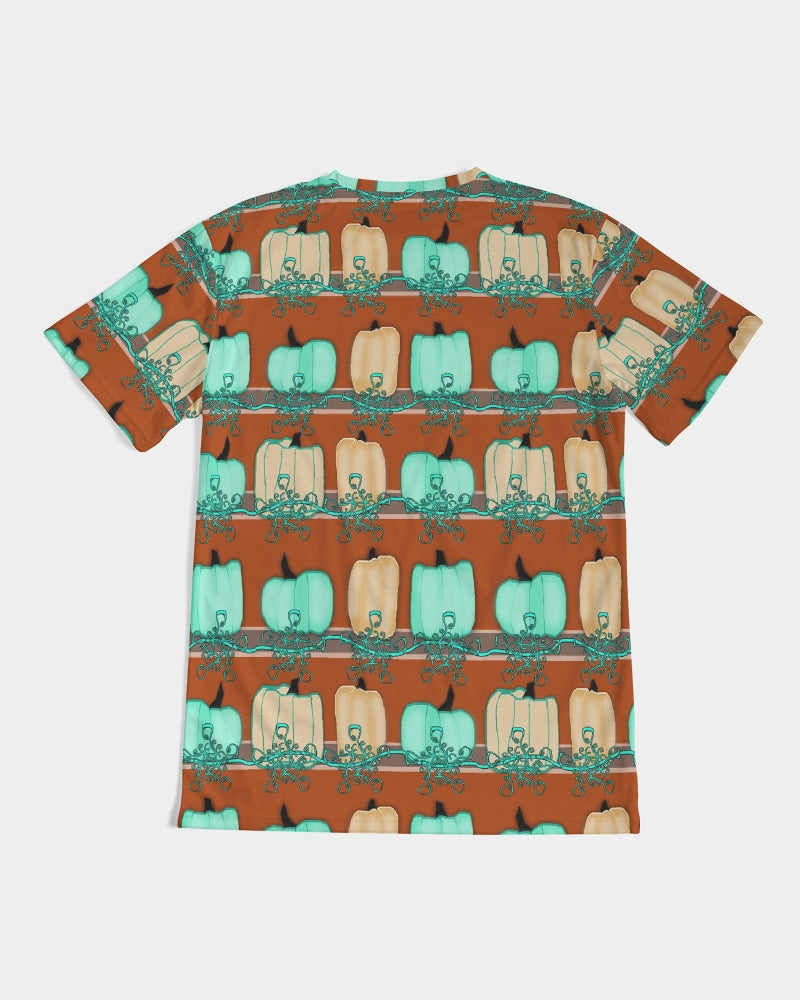 Blue Green Pumpkins Men's Tee