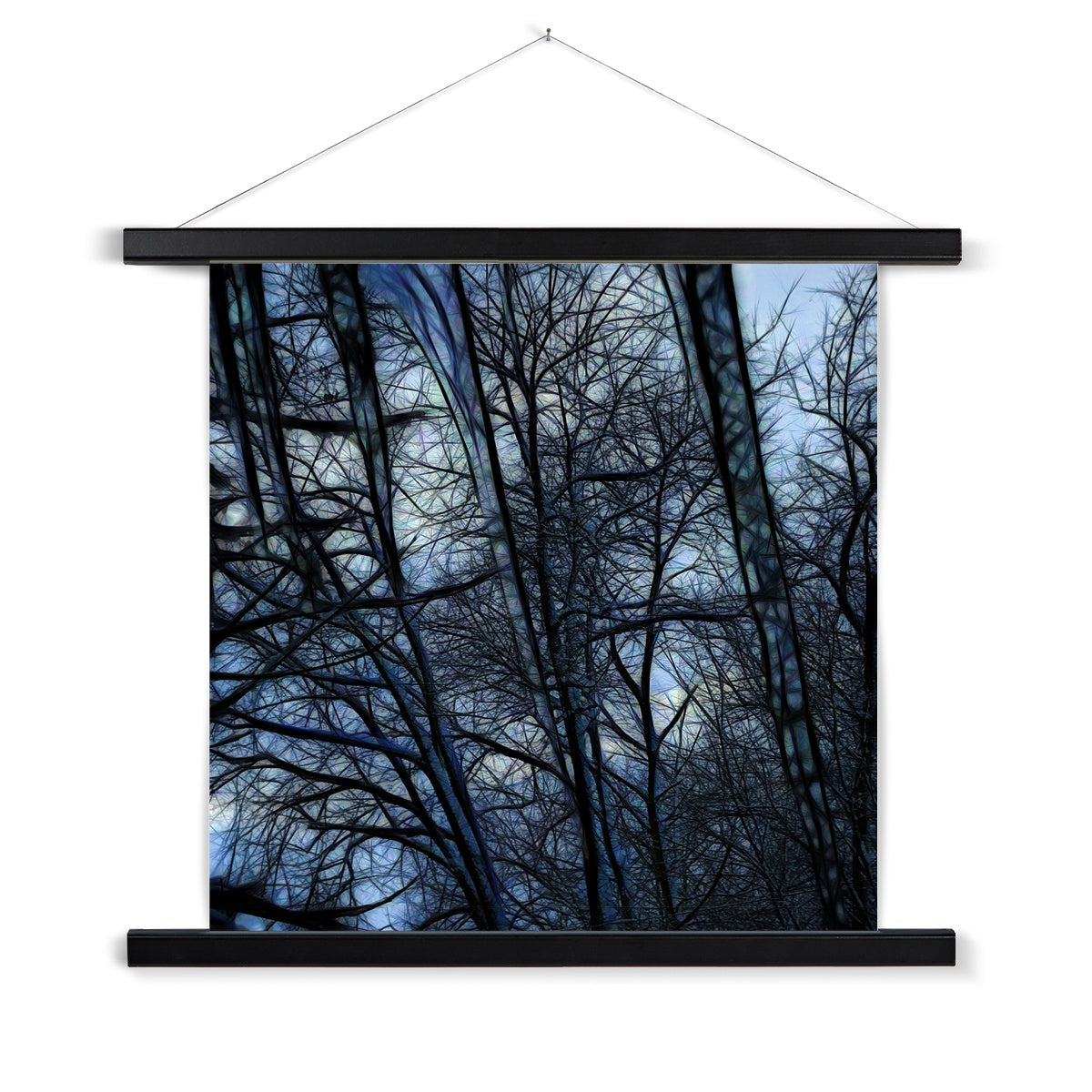 Twilight Icicles Fine Art Print with Hanger