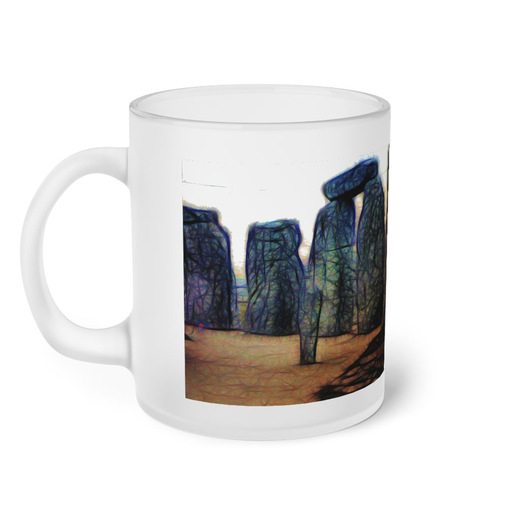 Stonehenge 2 Frosted Glass Mug