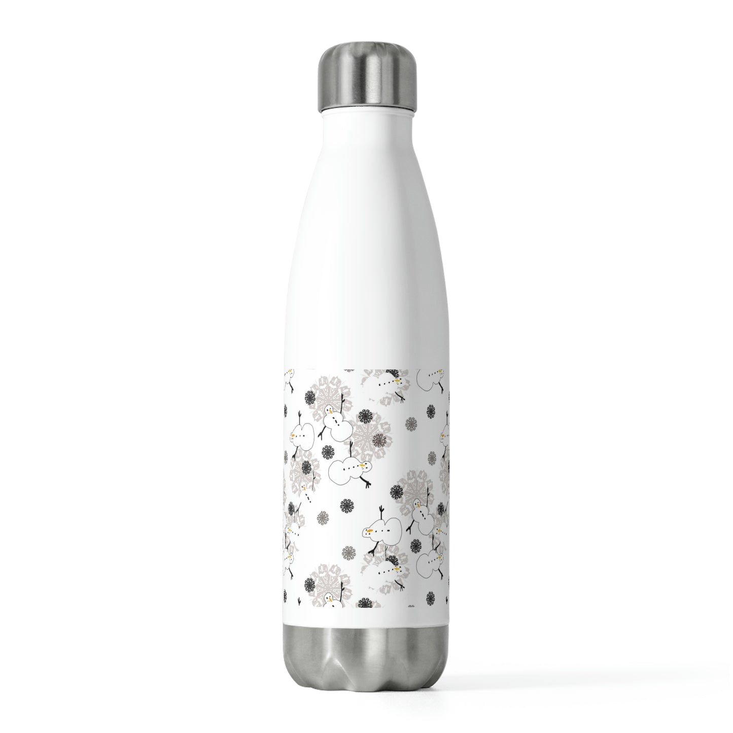 Snowman Pattern 20oz Insulated Bottle