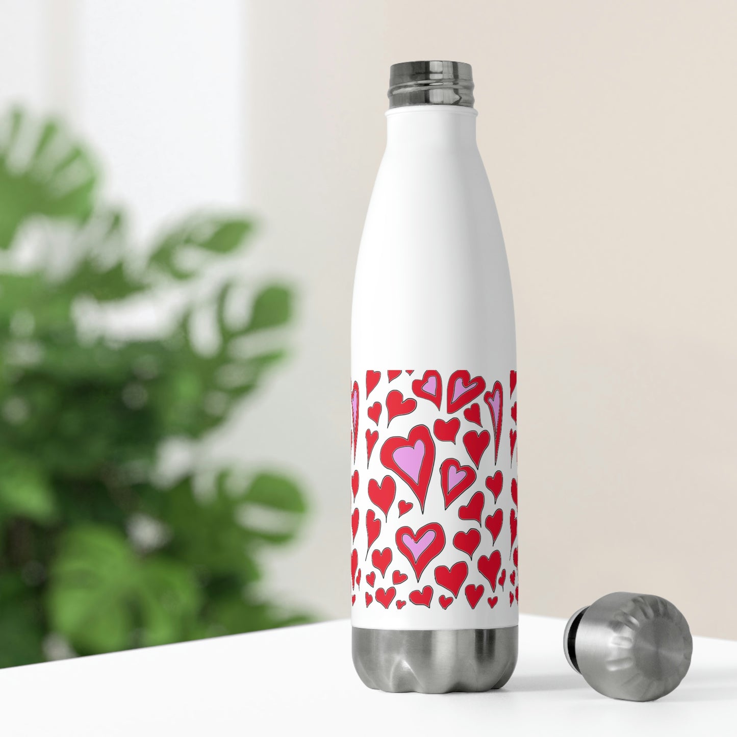 Hearts Drawing 20oz Insulated Bottle