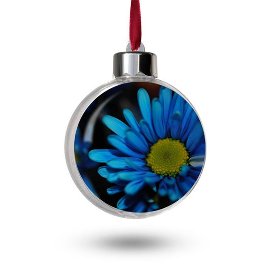 Blue Daisy Bauble