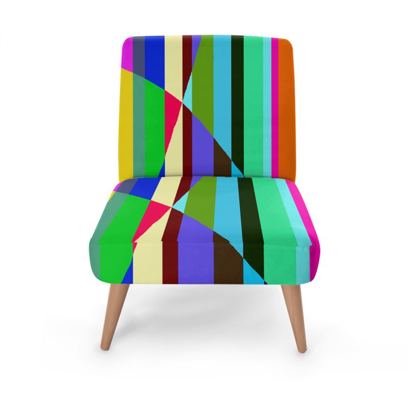 Stripes Interrupted Occasional Chair